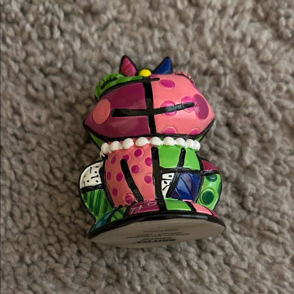 Romero Britto Colorful Frenchie Figurine – Rare Design